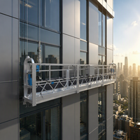 Plateforme suspendue en alliage d'aluminium ZLP630 pour la construction de bâtiments de grande hauteur