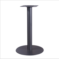 Table de bar ronde en fer Sondoly, table de cocktail de hauteur standard, base en métal, vente chaude