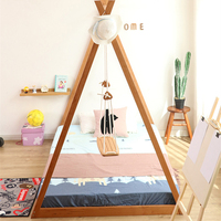 Lit en bois de pin massif pour enfants filles, lit, maison de jeux, jeux, 2020