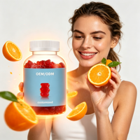 Bonbons Gommeux Multivitaminés aux Fruits Personnalisés en Gros d'Usine, Forme et Taille Personnalisées, Collation Saine et Délicieuse, OEM
