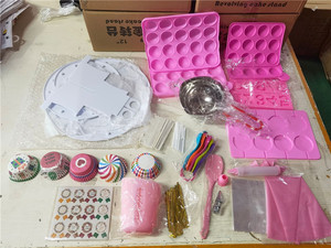 Hot 556Pcs Silicone Lollipop Khuôn Kit 3-Tầng Bánh Đứng Và Sô Cô La Kẹo Nóng Chảy Nồi Nướng Nguồn Cung Cấp Trong Hộp Bao Bì - Product Image 5