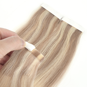 K.SWIGS Beauty Ruban sans couture dans les cheveux Vrais Remy Trame de peau de cheveux humains Invisible et réutilisable 20 pièces Extensions de cheveux avec ruban adhésif - Product Image 4