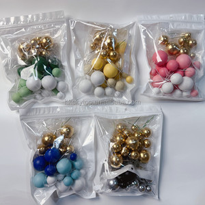 32pcs Faux balls <b>cake</b> <b>decorative</b> foam ball Wedding Party Christmas <b>Decoration</b> <b>Supplies</b> - Product Image 6