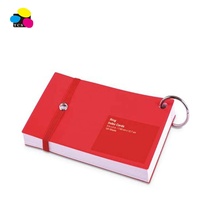 Cartes d'indexation personnalisées en papier ligné avec anneau et élastique pour fournitures scolaires et de bureau – Prix promotionnels de gros
