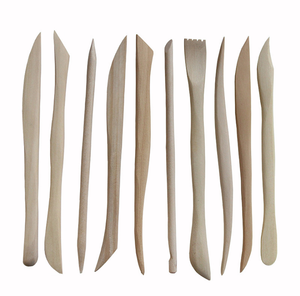 Xinbowen pâte à bois 10 pièces de haute qualité, outils en argile polymère douce, poterie, ensemble d'outils de modelage pour les enfants - Product Image 1