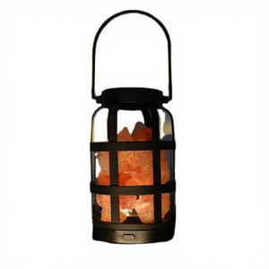 Lámpara de Sal del Himalaya Clásica, Diseño Artesanal, Lámpara de Sal del Himalaya con Ambiente Cálido, Lámpara de Sal del Himalaya para Uso Doméstico - Product Image 1