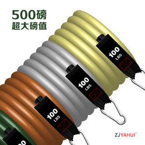 ZJYAHUI Resistance Band Set 100 Lbs TPE Latex Fitness Elastic Rope Full Body Workout Equipment - Product Image 2
