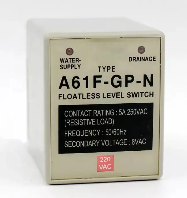 ตัวควบคุมระดับน้ำ A61F-GP-N,ตัวควบคุมระดับของเหลวไม่ลอยระดับ AC220V 110V 240V 11ขา