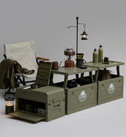 Table pliante de camping pour coffre de voiture, design minimaliste, impression de logo disponible, organisateur de pique-nique, rangement domestique
