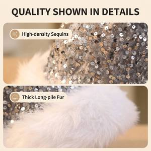 Chapeaux de Père Noël en polyester rouge à paillettes, doux, pour adultes, pour fêtes de Noël et spectacles de fin d'année (vente en gros) - Product Image 3