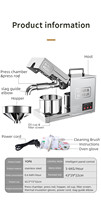 Presse à Huile Automatique BO3 Efficace pour Usage Domestique, Extraction d'Huile Chaude et Froide en Acier Inoxydable, Contrôle de Température Sésame Arachide