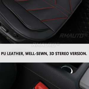 5D Car <b>Seat</b> <b>Covers</b> Automobiles <b>Seat</b> <b>Covers</b> PU Leather <b>Seat</b> Cushion Front Bench Chair Protection Universal for Auto Truck <b>Van</b> SUV - Product Image 4