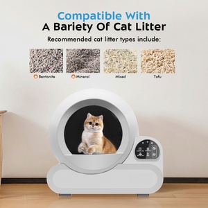 Caixa de Areia Inteligente para Gatos com Capacidade de <span class=keywords><strong>70L</strong></span>, Controle por Aplicativo, Autolimpante, Design Sem Poeira e Controle de Odor, Fácil de Limpar, 10kg - Product Image 4