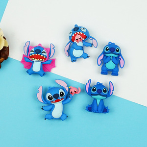 Kích thước lớn dễ thương tự làm khâu móc khóa túi Mặt dây chuyền stiffer PVC phim hoạt hình búp bê móc khóa cho món quà nhỏ sáng tạo tự làm khâu - Product Image 3