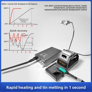 Station de Soudage Numérique Intelligente Speedrun T115 avec Fonction de Maintien de Température en 1 Seconde, Outil de Soudage pour Réparation de Téléphones Mobiles Inclus - Product Image 3