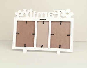 Cadre photo à <span class=keywords><strong>empreinte</strong></span> de main de bébé fait à la main cadre photo à <span class=keywords><strong>empreinte</strong></span> digitale double face cadre photo souvenir de bébé cadeaux pour les enfants - Product Image 4