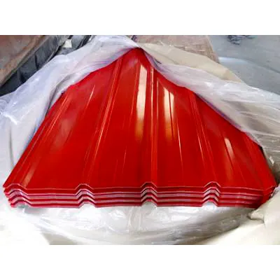 Corrugated Prepainted Galvanized Steel colour coated corrugated steel roofing sheet metal roofing prices low slope Roofing