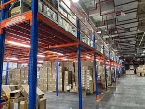 مصنع مخصص داخلي علوي الفولاذ المقاوم للصدأ هيكل منصة متعددة الطبقات الميزانين مستودع رف التآكل الأرفف - Product Image 4