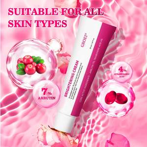 Krim Arbutin Niacinamide Melembabkan Tahan Lama Mengecilkan Pori-pori Mencerahkan Warna Kulit Mengencangkan Kulit Bahan Alami Ringan Perawatan Wajah - Product Image 4