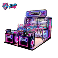 Machine de jeu d'arcade de tir au pistolet colorée pour 2 joueurs, avec cibles réalistes, pour salle de jeux intérieure