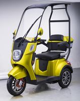 500W électrique tricycle à 3 roues cyclomoteur avec toit ouvert 60V scooter de mobilité toit ouvert 60V tricycles