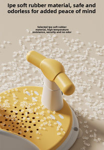 Siège de bain thermosensible pour bébé avec design antidérapant, chaise de douche pour nouveau-né, support pour baignoire, enfant en bas âge - Product Image 5