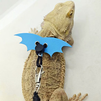 Laisse pour lézards, collier de cou pour reptiles, cordes de traction extérieures anti-évasion pour petits écureuils, hamsters, dragons barbus, modèle 094 pour animaux de compagnie