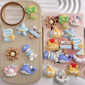 Océan Résine Charmes Hêtre <span class=keywords><strong>Voilier</strong></span> Perle Shell Arbre Diy Décoration pour <span class=keywords><strong>Coque</strong></span> de Téléphone - Product Image 3