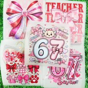 Parches Termoadhesivos Personalizables con Diseño <span class=keywords><strong>de</strong></span> Corazón para Transferencia DTF, Lavables y con Flocado, para Prendas - Product Image 5