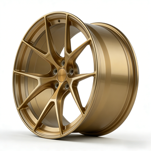 Jantes <span class=keywords><strong>en</strong></span> alliage d'aluminium T6061 forgées monobloc à cinq branches, haute résistance, légères, taille personnalisée 18-22 pouces, européennes - Product Image 3