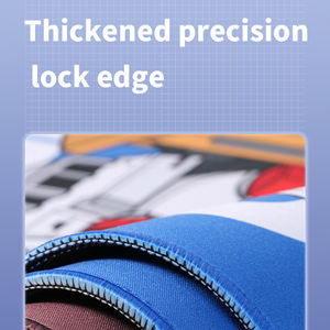 एनीमे डेस्क मैट xl, कार्टून कार डिजाइन के साथ बड़े गेमिंग माउस पैड, हाथ से खींची गई शैली, ठंडा विस्तारित xl डेस्क चटाई, गैर-पर्ची आधार - Product Image 4