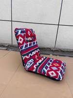 Portable rembourré nouveau tissu arabe doux siège bas chaise de méditation pliante réglable chaise de sol sièges chaise de sol