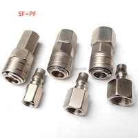 Raccord pneumatique SP PP SM PM SH PH SF PF 20 30 40 Type C Coupleur de connecteur à couplage rapide autobloquant pour compresseur d'air
