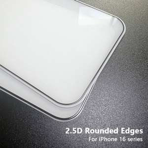 9H Độ Cứng HD Rõ Ràng 2.5D Siêu Tốt Cạnh Lớn Cửa Sổ Bảo Vệ Màn Hình Tempered Glass Đối Với iPhone 16 Pro Max Phát Minh Màn Hình - Product Image 4