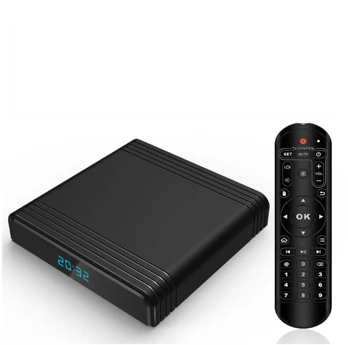 Onur Amlogic S905X3 Android 9.0 Wifi 4K 8K Iptv desteği Ethernet işlemci menşei dört çekirdekli TV kutusu X96 hava Android 4GB 64GB