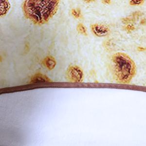 Manta de Franela de Felpa de Poliéster 100% Tejida con Diseño de <span class=keywords><strong>Pizza</strong></span> de 71 Pulgadas, Novedosa, Divertida y Realista, para Adultos y Niños, Regalo Original - Product Image 6