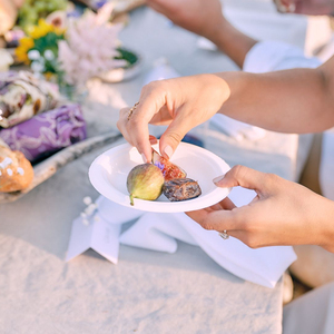 Wholesale Custom-Made 6-Inch Compostable <b>Disposable</b> Dessert <b>Plates</b> and Party Paper <b>Plates</b> - Product Image 1
