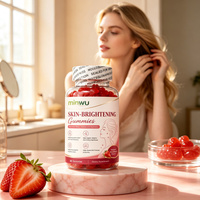 Gummies véganes sans sucre au collagène antioxydant pour femmes, éclaircissantes et blanchissantes pour la peau, anti-âge et beauté pour adultes