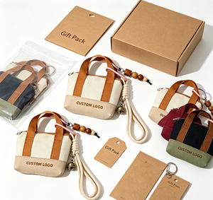 Mini sac fourre-tout porte-clés avec motif personnalisé, pendentif léger pour sac à dos, sac à main, cadeau de vacances - Product Image 3