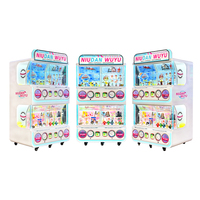 Distributeur automatique de capsules à monnayeur pour quatre joueurs, machine à billes Gacha personnalisée pour parcs d'attractions et magasins de détail