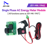 Módulo de medidor de energía de CA de 50A, medición bidireccional, medidor eléctrico kWh monofásico, PCBA con TTL Modubus-RTU, 1 unidad