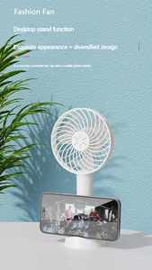 Factory Wholesale Oem Odm Novelty Gift <b>Usb</b> Rechargeable Portable With Phone Holder for Outdoor Handheld <b>Mini</b> <b>Fan</b> - Product Image 4
