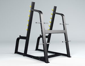 Rack Commerciale per Bilanciere <span class=keywords><strong>da</strong></span> Squat, Panca per Sollevamento Pesi per Allenamento Glutei e Chest Press, Attrezzatura Fitness per Palestra - Product Image 3
