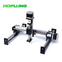 Robot CNC à portique UMOT haute précision 50-1000 mm, module linéaire 3 axes, table coulissante, table transversale, moteur à roulement, précision 0,02 mm