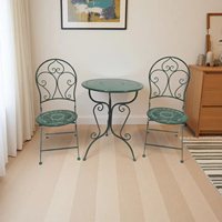 Ensemble table et chaises de jardin au design moderne - Mobilier de jardin en fer forgé