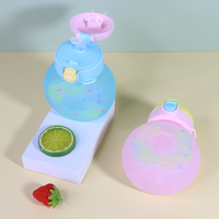 Tomatodos 2025 380ml Kinder-Silikon-Wasserflasche mit Strohhalm BPA-frei Umweltfreundliches Cartoon-Design für Schule und Outdoor-Aktivitäten