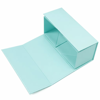 Boîte cadeau rigide magnétique pliable personnalisée avec logo, emballage plat, portable, pour cosmétiques, parfums, cadeaux de luxe