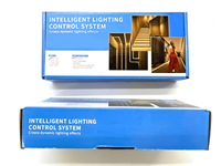 Système de contrôleur d'éclairage d'escalier intelligent automatique 32 bandes de LED Détecteur de mouvement Système de contrôleur d'éclairage d'escalier à LED