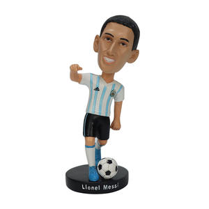 Witt Custom resina Bobblehead figura fútbol deportes estrella Messi coche Bobblehead figura de dibujos animados Decoración - Product Image 6