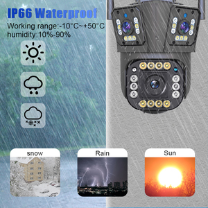 IPC360 المنزل في الهواء الطلق كامارا دي سيجوريداد إنذار خارجي تكبير المراقبة واي فاي الأمن صفارة إنذار IP 3 عدسة Cctv Ptz - Product Image 5